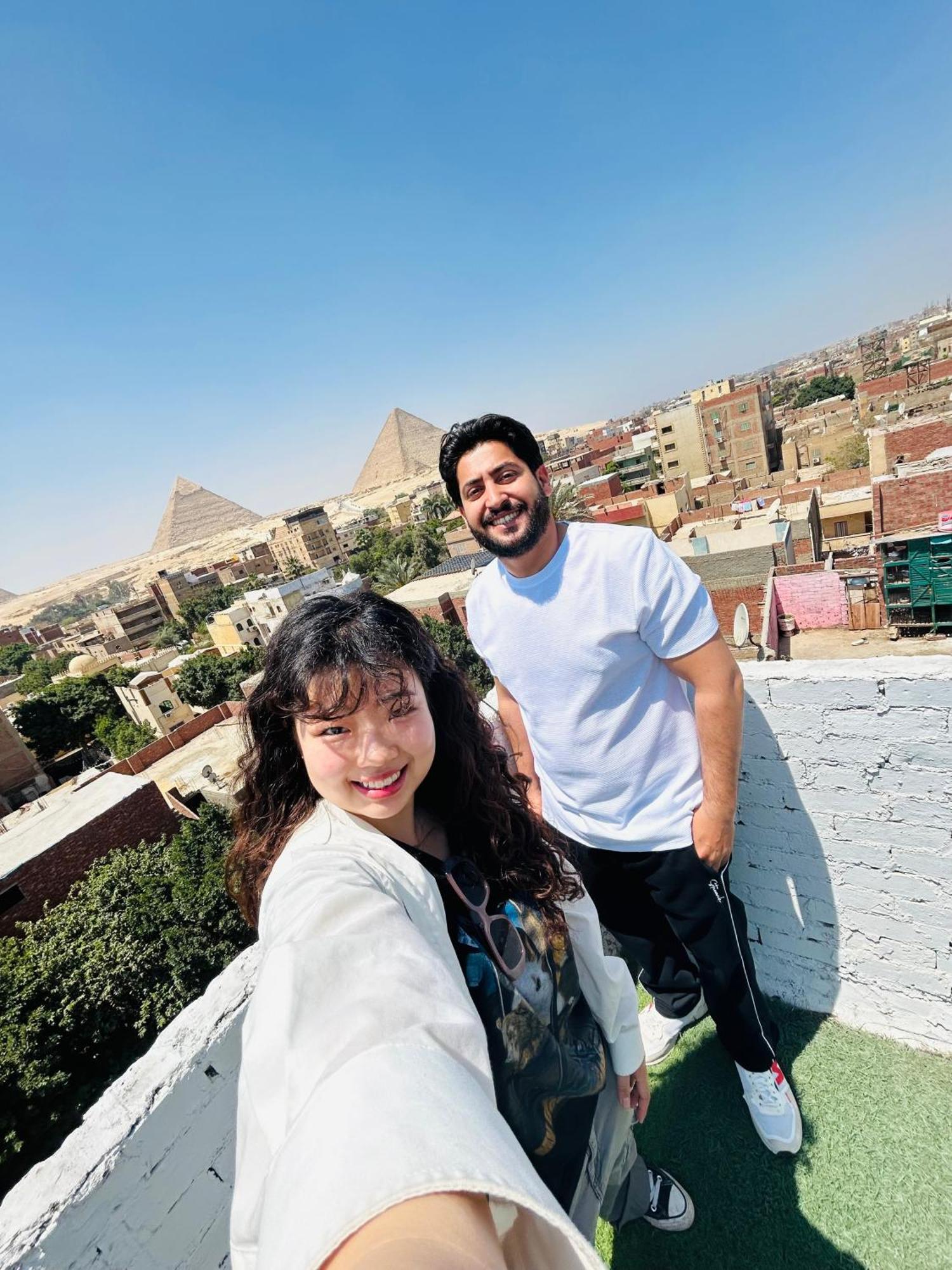 Loay Pyramids View Apartment ไคโร ภายนอก รูปภาพ